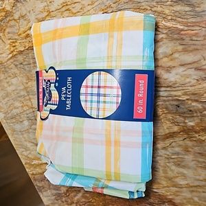 PEVA Tablecloth 60" Round